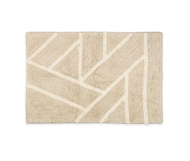 Alfombra algodón tufted M/Samoa 60x90 Beige