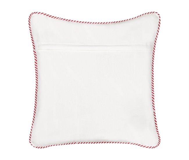 Beliani Cojín decorativo ECHEVERIA Blanco