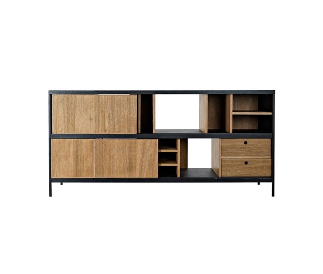 Aparador Alvin Negro/ Madera