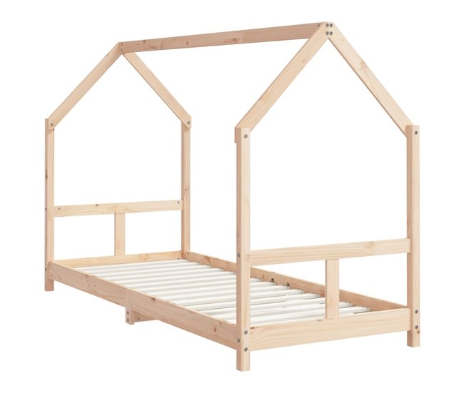 Estructura De Cama Para Niños 206x85 Marron