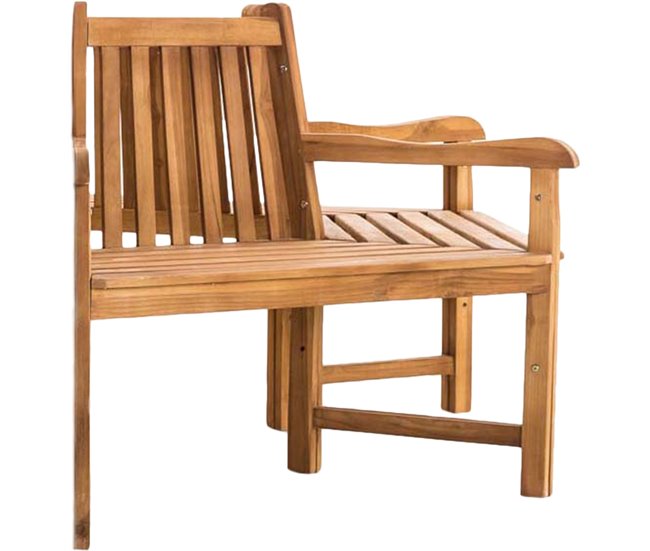Banco de jardín - Kenna - Madera 200x100 Marron