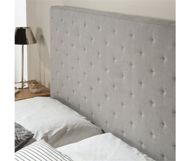 Cabecero tapizado Malta Gris 150 Gris