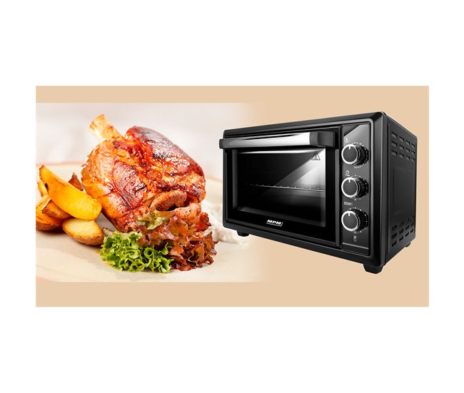 Mini horno MPM MPE-28/T Negro