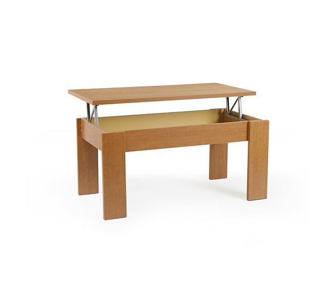 Mesa Centro Elevable 105x55 Blanco