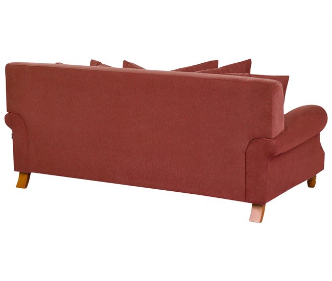 Beliani Sofá de 2 plazas Poliéster EIKE Beige