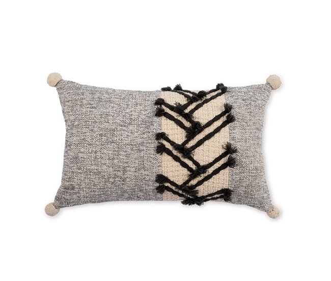 Funda de cojín de algodón Hana 