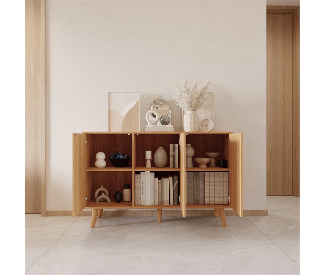 Aparador Salón comedor 3 puertas Renzo Muebles Bonitos Roble