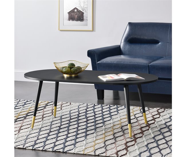 Mesa de Centro Fontana MDF 120x60 Negro