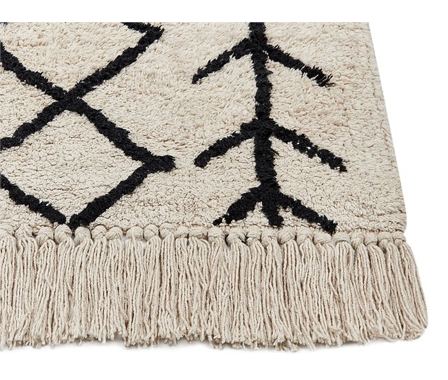 Beliani Alfombra de pelo corto BOZKIR 160x230 Beige