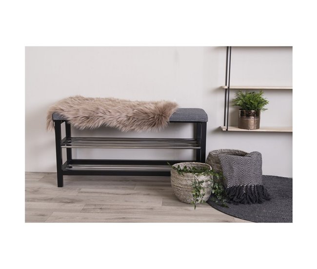 Alfombra Asimétrica Lambskin Marron