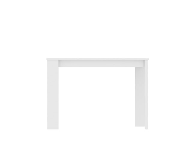 Mesa de jantar com efeito madeira 110x67 Blanco