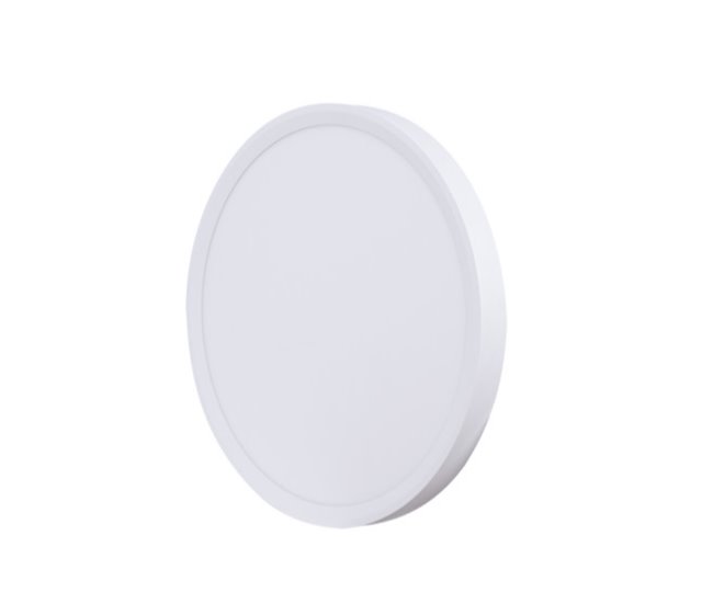 Plafón LED Pack 4 Lámpara de Techo Redondo 6500K Blanco Brillo