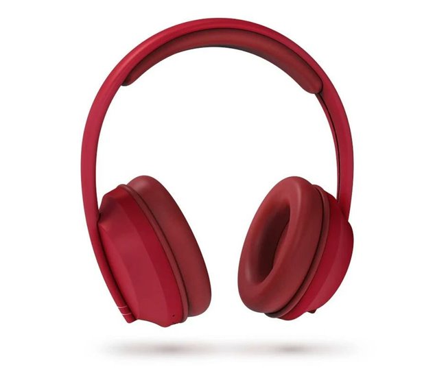 Auriculares de Diadema Bluetooth Hoshi ECO Rojo