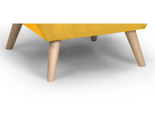 Sillón de tela KISS Amarillo