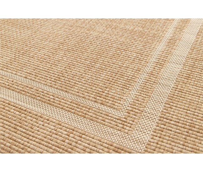 Alfombra de interior/exterior efecto yute GUINEA - ATTICGO 80x150 Beige