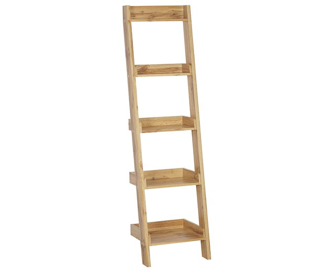 Beliani Estante para libros MOBILE DUO Madera Clara