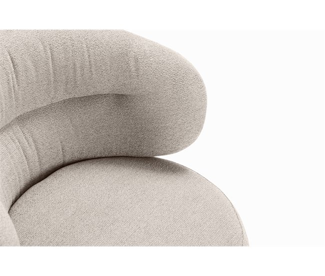 Sillón decorativo LIVA color beige Beige