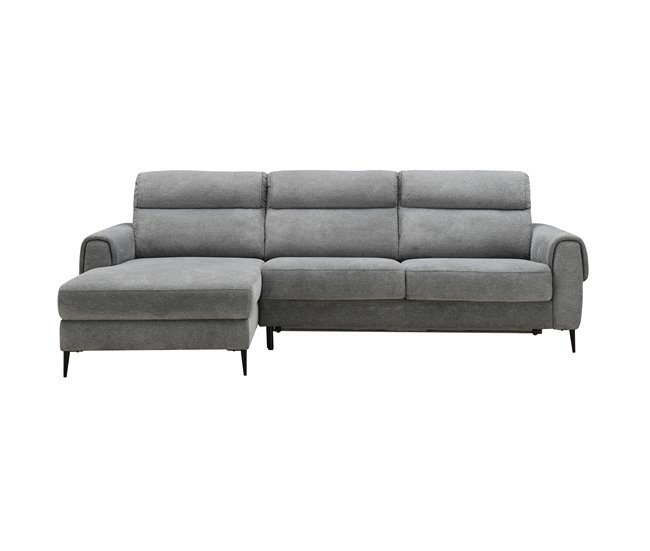 Chaise longue con cama ELIA Gris