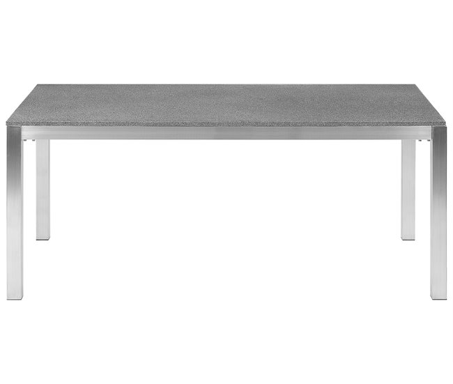 Beliani Conjunto de comedor GROSSETO Blanco