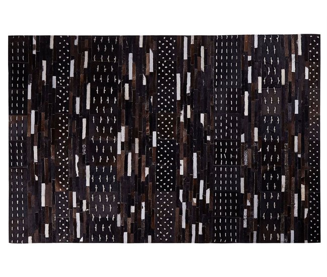 Beliani Alfombra de pelo corto AKSEKI 160x230 Marron