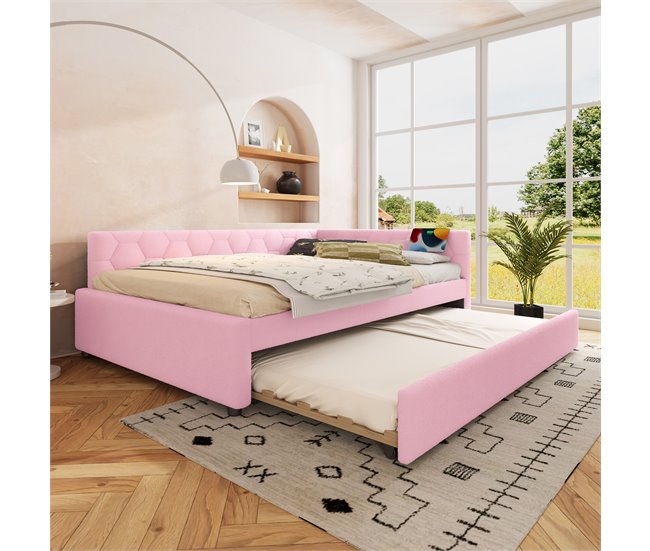 Camas nido 145x208 Rosa