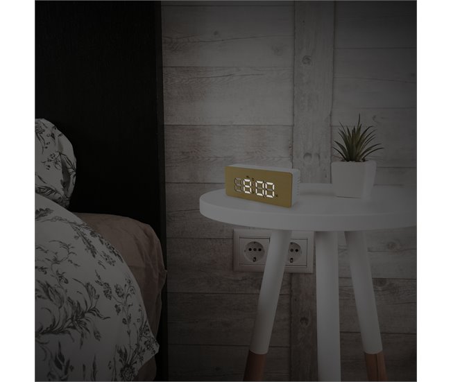 Despertador dormitorio Moov Madera