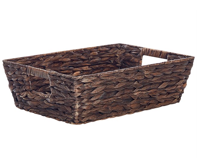 Beliani Estante de baño pequeño PANDZ Marron