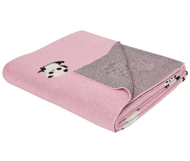 Beliani Manta TALOKAN Rosa