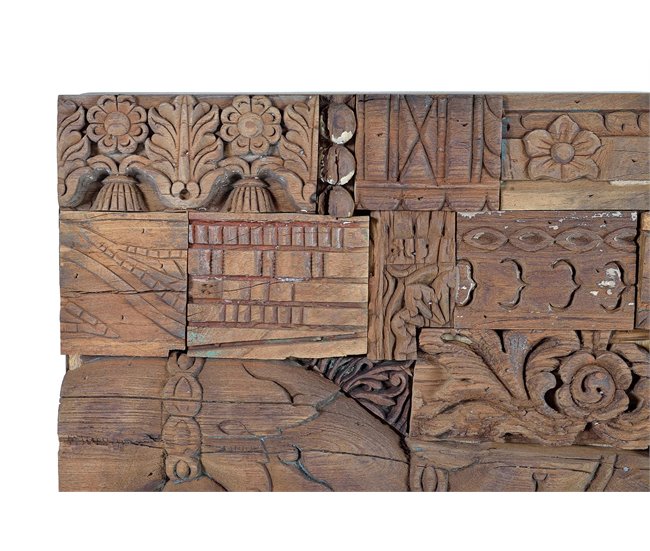 Aparador de madera de mango y madera reciclada  .GINER Y COLOMER Marron