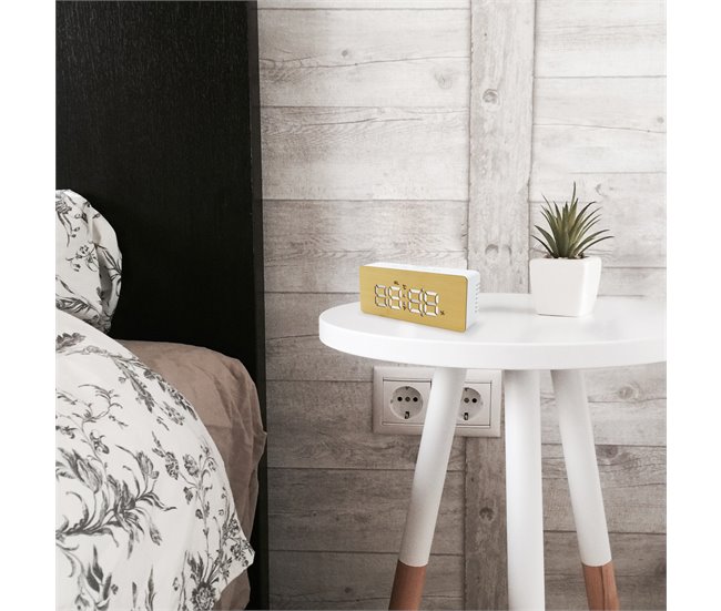 Despertador dormitorio Moov Madera
