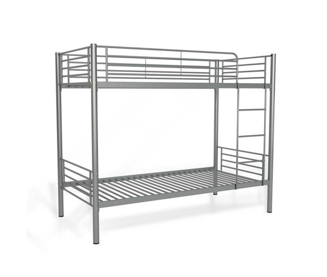 Litera Metalica Doble Cama 201x98 Negro