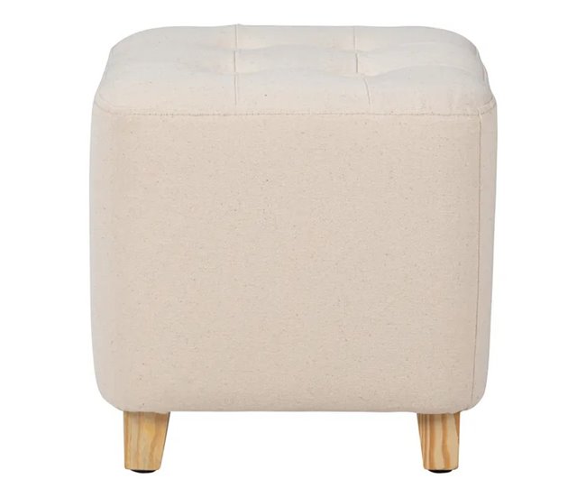 Puff CHARME 35x35cm tejido algodón surtido Multicolor