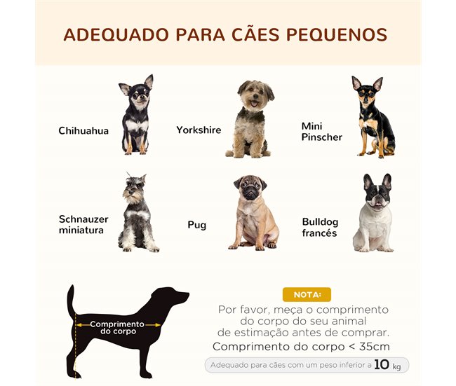 Cama elevada para mascotas PawHut D04-057CF 