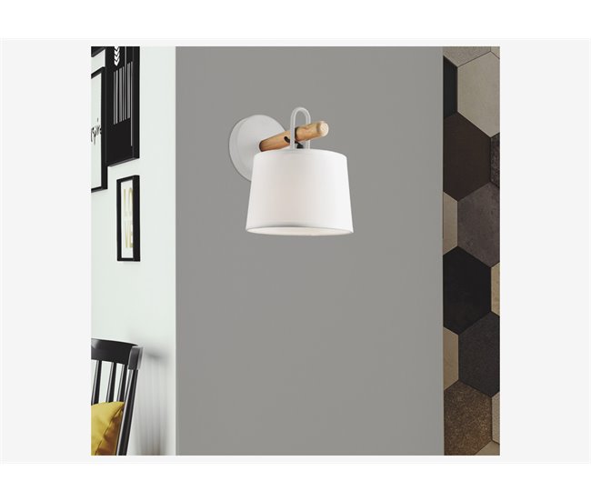 Aplique de pared de la AROLAS marca BSS Blanco