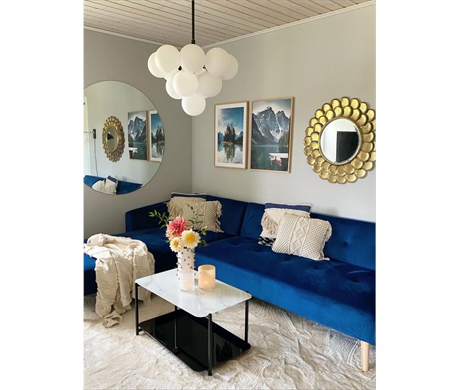 Beliani Cojín decorativo SOFCA Crema
