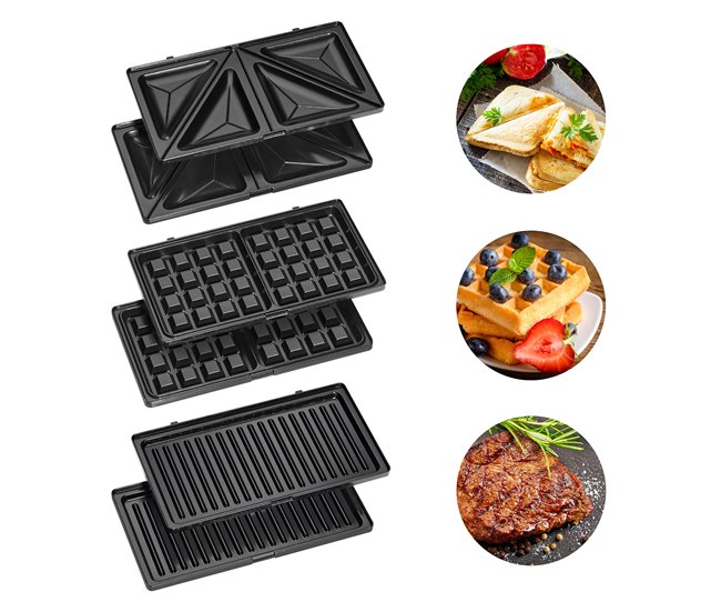 Sandwichera Clatronic ST 3670 Plateado