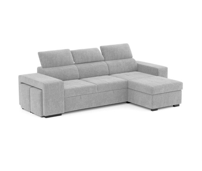 BUDWING John Sofá Cama Gris Claro