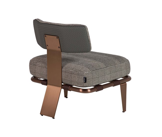 Butaca Cuero Adda Home Marron