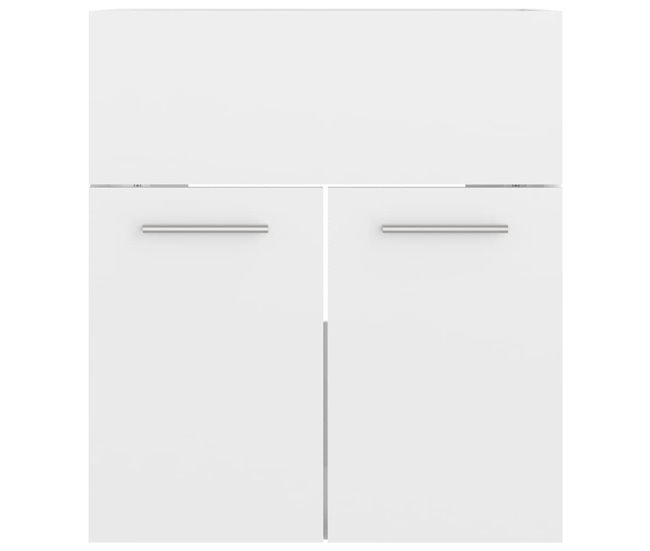 Armario Con Lavabo 42 Blanco Brillo