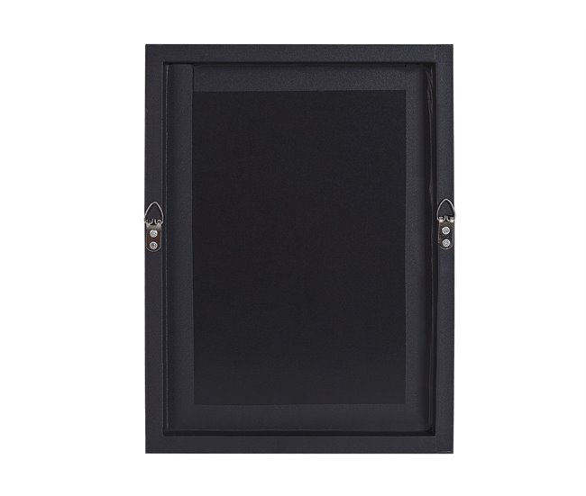 Beliani Impresión de pared enmarcada HIDMO Gris