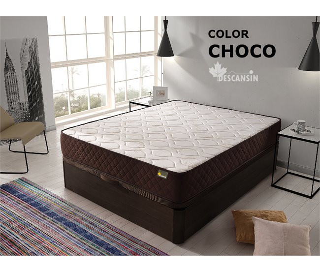 Pack Colchon + Canape Abatible Descansin | Gran Almacenaje 