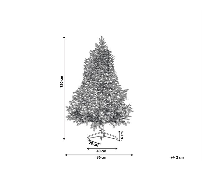 Beliani Árbol de Navidad TATLOW 
