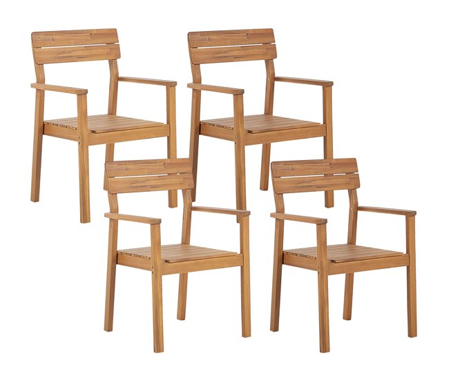 Beliani Conjunto de comedor FORNELLI Marron
