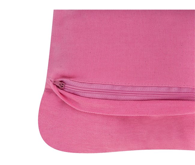 Beliani Cojín decorativo KIRIS Rosa