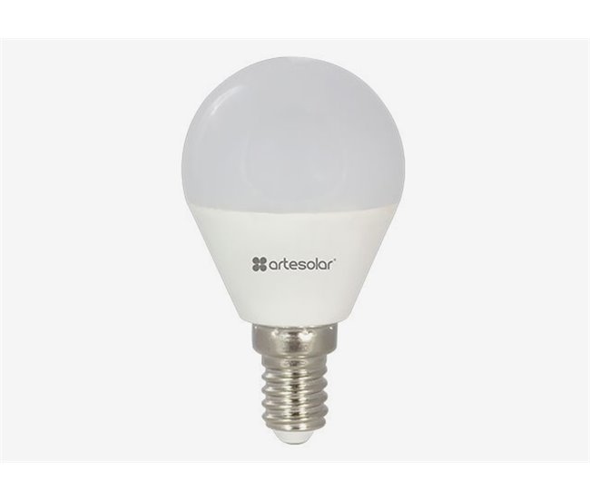 Bombilla ESFÉRICA LED 6W casquillo E14 Blanco