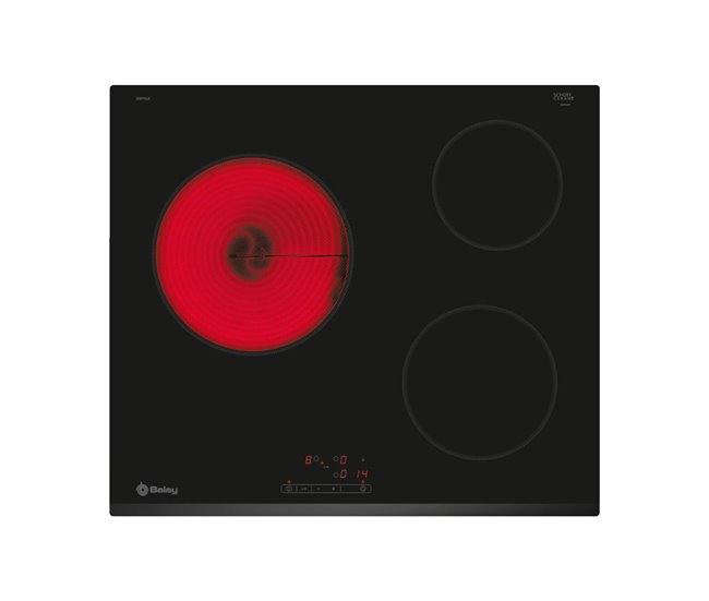 Placa Vitrocerámica BALAY 3EB714LR Negro