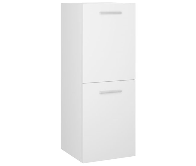 Armario de baño madera contrachapada 30 Blanco