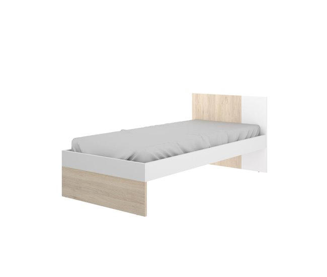 Cama Dina con cajón arrastre Blanco