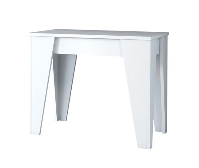 Mesa consola extensible TM 90x53 Blanco