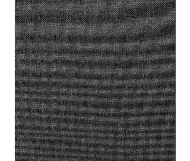 Sofá cama de 2 plazas con dos almohadas tela Gris Oscuro
